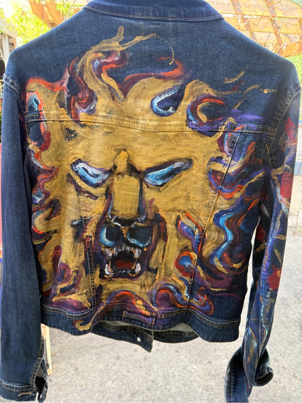 Rizz22 painted in a Walter  baker  jacket.